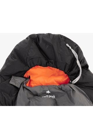 Snow Peak Delta-10 Sleeping Bag -7 C Ye Kadar Koruma Sağlayan Ördek Tüyü Uyku Tulumu 210 80 Cm Siyah - Turuncu 210 X 80