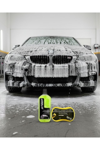 Steep Ultimate Cilalı Oto Şampuan Ph Nötr 1 Lt Oto Yıkama Süngeri