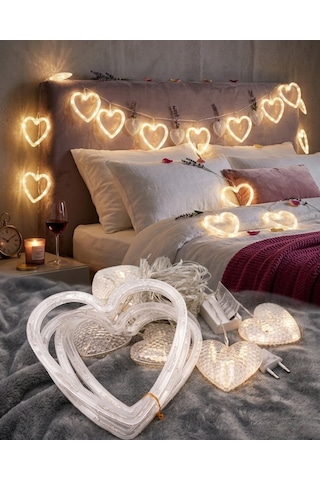 Şeklinde Led Neon Işık Dekoratif Romantik Oda Duvar Lambası Çok Renkli