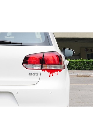 Kan Izi Araba Yapıştırma Sticker