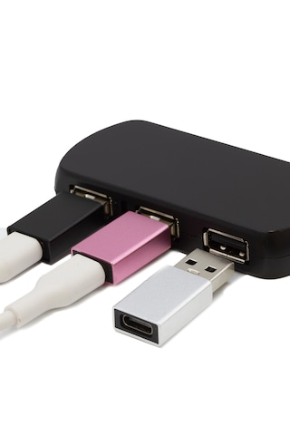 Type-c To Usb-a 3.0 Dönüştürücü Yüksek Hızlı Veri Aktarımı Siyah