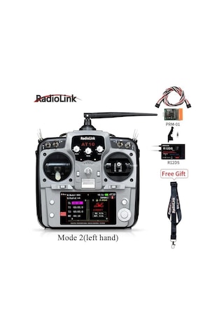 Radiolink AT10 II Radio Kontrol Uzaktan Kumanda &R12DS Alıcı + PR