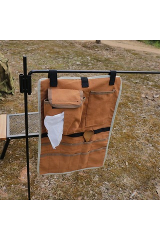 Homyl Seyahat Barbekü Için Sofra Saklama Çantası 48x34cm Haki