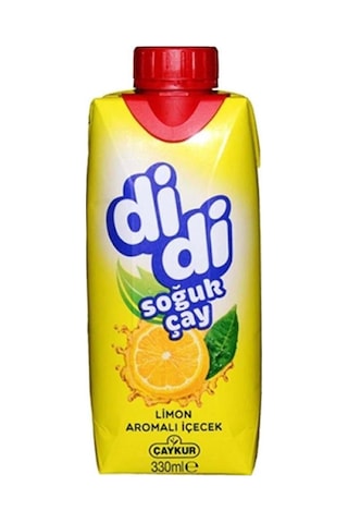Çaykur Didi Limon Aromalı Soğuk Çay Kutu 330 Ml X 12 Adet