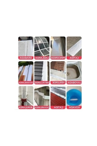 Su Geçirmez Alüminyum Folyo Bant - 5 Cm X 2 Metre, Yüksek Sıcaklık Dayanımı