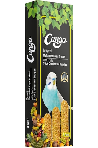 Cango Muhabbet Kuşu Krakeri Meyveli 81gr