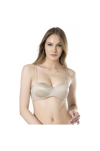Fabony Bayan Basic Dolu Cup Dolgulu Destekli Straplez Sütyen 3010
