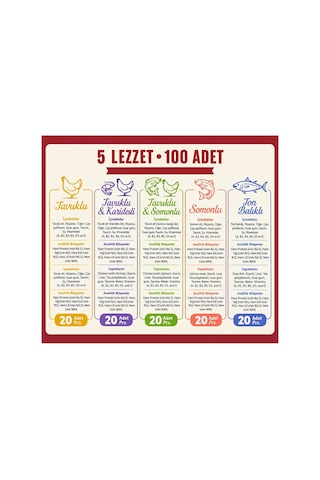 Royal Pet Krema Kedi Ödül Maması Karışık Paket 14 Gr X 100 Adet
