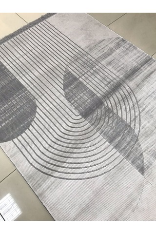 Padişah Halı Santo 75188 995 Serisi Akrilik Salon Oturma Yatak Odası Halısı Gri