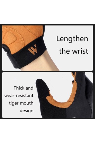 West Bıkıng Yp0211197 Tam Parmak Şok Emici Kaymaz Motosiklet Bisiklet Eldiveni 001