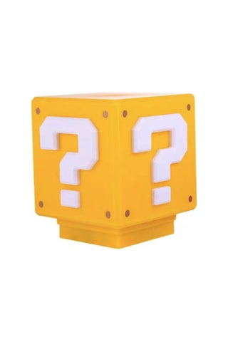 Buaoaosmario Soru İşareti Işık Kare Işık Masaüstü Yatak Odası Yurt Atmosfer Lambası Üçüncü Nesil Sessiz Klasik Oyun Dekorasyonu Sıcak Sarı Işık