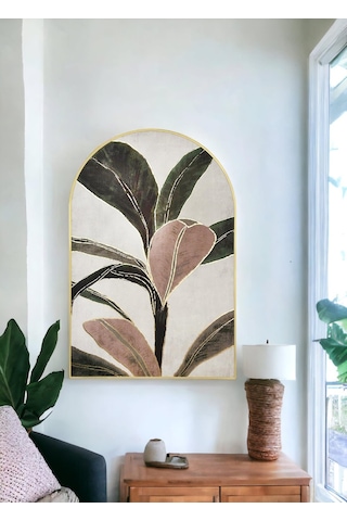 The Mia Botanic Leaf Tablo 60x90 Cm