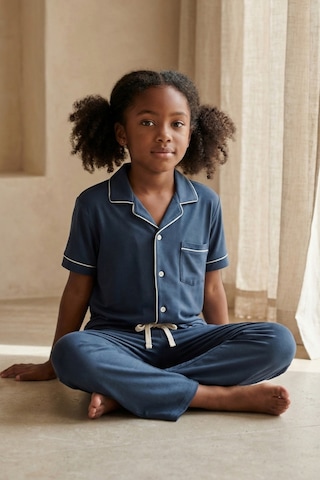 Katia&bony Kız Çocuk Silver Pijama Takımı Lacivert