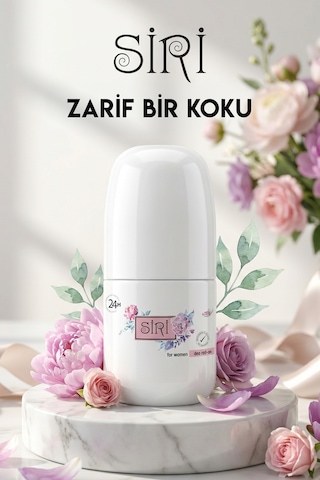 Doğal Siri Deo Roll-on For Women Kararma Önleyici 50 Ml