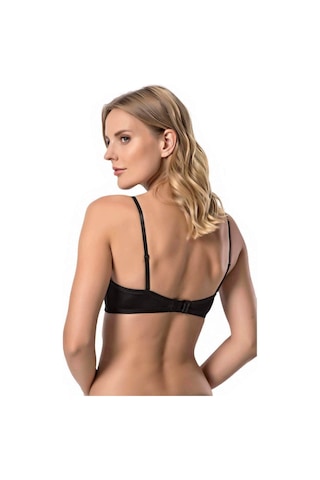 Le Jardin Blanche Double Push-up Silikonlu Askılı/askısız Sütyen Siyah