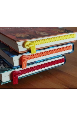 Ekol 3d Fermuar Tasarımlı Kitap Ayracı 3'lü Set