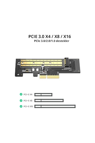 Ugreen Pcıe 3.0 X 4 Nvme M.2 Ssd Dönüştürücü Adaptör, 70503