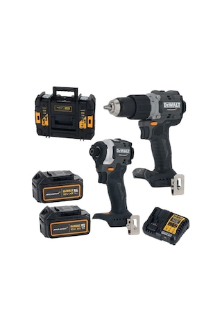 Dewalt Mclaren DCK200MP2T Kömürsüz 18V 5 Ah 2 Li Akülülü Matkap Set