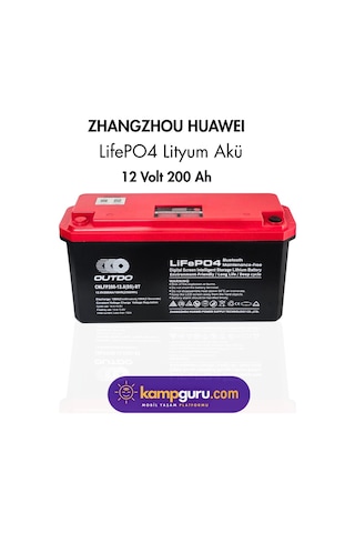Outdo 12 Volt 200 Amper Lityum Akü Huawei Lithium Battery