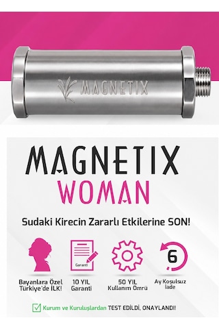 Magnetix Banyo Kireç Kırıcı 1/2 Duş Bataryası Modeli - Kireç Önleyici