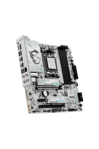 Msı Mb B850m Gamıng Plus Wıfı Am5 Ddr5 8200mhz Oc Hdmı Dp 2x M.2 Usb 10gbs 5g Lan Wı-fı 7