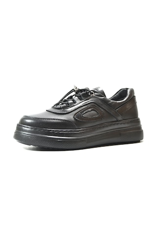 Onlo Ayakkabı 203 Deri Siyah Ortopedik Kız Çocuk Okul Ayakkabı Siyah