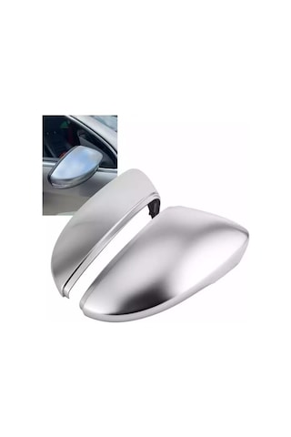 Beetle Mat Gri Krom Ayna Kapağı Rline