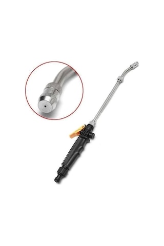 Bahçe Sulama Araç Oto Yıkama Temizlik Tazyikli Su Püskürtme Yüksek Basınçlı Hortum Ucu Aparatı 50 Cm