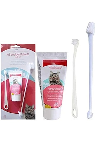 Peynir Aromalı Kedi Ağız Bakım Seti