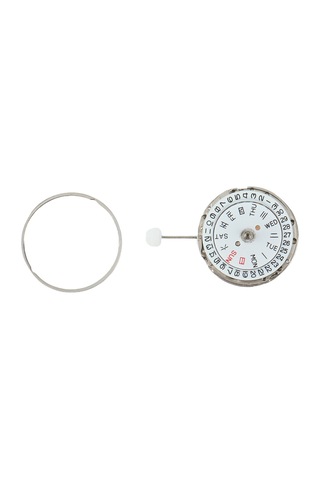 Xurunkeji Prettyia Miyota 8205 Otomatik Saat Hareketi 3 İbre Tarih/gün Çift Takvim Gümüş