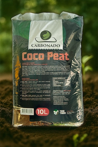 Coco Peat 10l Organik Bitki Yetiştirme Ortamı Hindistan Cevizi T