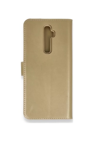 Newface Oppo Reno 2z Kılıf Trend S Plus Kapaklı Kılıf - Gold Altın