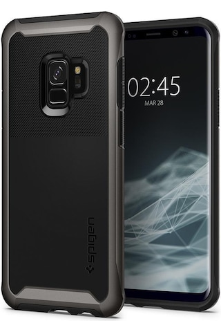 Spigen Galaxy Uyumlu S9 Kılıf Neo Hybrid Urban Gunmetal