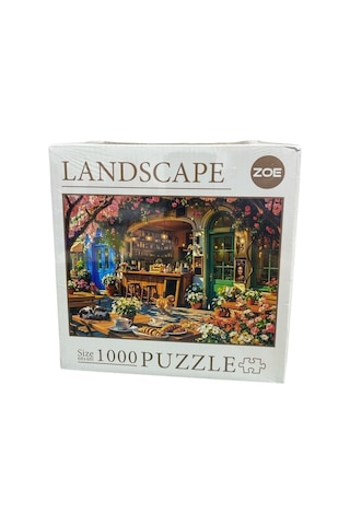 1000 Parça Firede Cafe Puzzle 9514