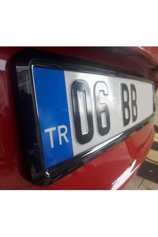 Takmatik Plakalık 2Adet Yeni Nesil Siyah Plakalık Yazısızplakalık 392978829