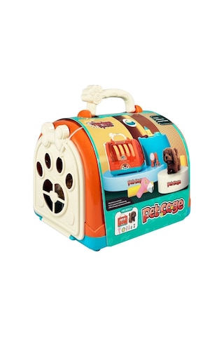 Jnd-3615-1 Taşıma Çantalı Hareketli Pilli Köpek Set Pet Shop -vardem Oyuncak Standart