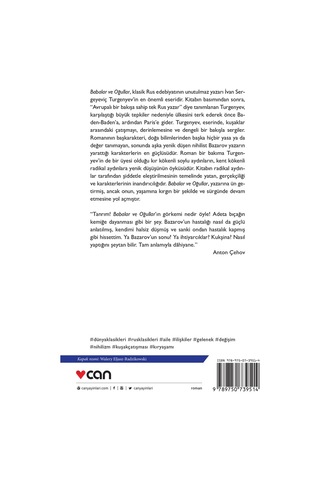 Babalar Ve Oğullar - İvan Turgenyev - Can Yayınları