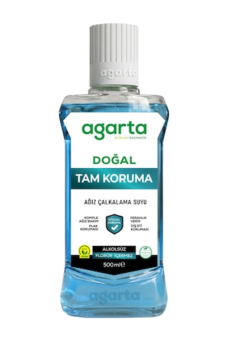 Agarta Tam Koruma Alkolsüz Ağız Bakım Suyu 500 ML