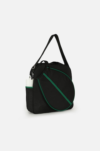 Paraşüt Kumaş Tenis Çantası,padel Çantası, Raket Cepli Tenis Çantası, Tennis Bag Siyah