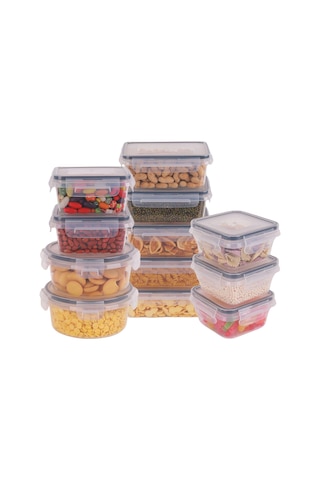 12 Adet / Takım Şeffaf Pp Kavanoz Hava Geçirmez Gıda Saklama Kapları Mutfak İçin Kapaklı Bpa İçermez, Fda / Lfgb / Fcm Sertifikalı