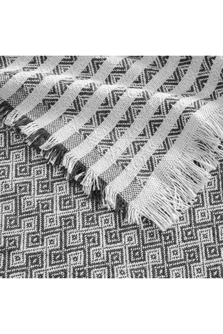 Antrasit Koltuk Kanepe Örtüsü Koruyucu Koltuk Şalı 170x200 Çekyat Örtüsü