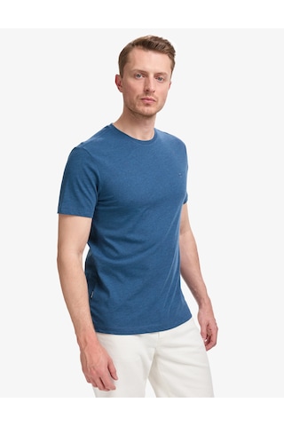 Pierre Cardin Erkek İndigo Melanj Tişört Basic 50325307-vr155