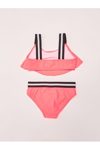 Deep Beach Mercan Volanlı Kız Çocuk Bikini Takım Db200790bt 001
