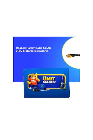 Roobax Harley Gogo 5.2 Ah 21.9v Motorsiklet Batarya
