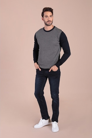 Ferraro Bisiklet Yaka Superfine Yün Kazak - Lacivert Lacivert (390466164) Lacivert