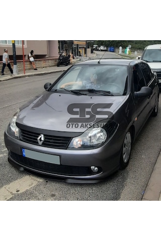 Renault Symbol Thalia Cupra R Uyumlu Ön Lip Mat Siyah Ön Tampon Lip