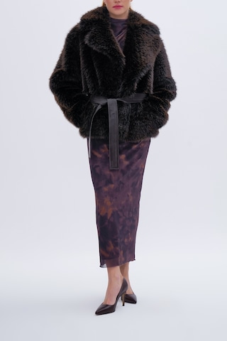 Valmenti Kadın Tekstil Kahverengi Mont 616 5214 Bn Pls Mont Sk24/25 Kahve Kahverengi