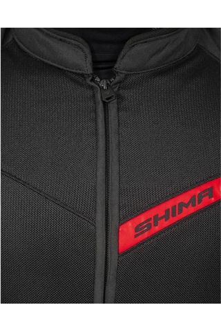 Shima X-mesh Korumalı Yazlık Motosiklet Montu Siyah Kırmızı