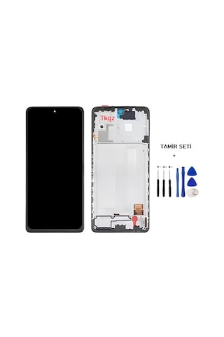 Tkgz Xiaomi Redmi Note 10 Pro -4g- Lcd Ekran Dokunmatik Service Pack - Full Çıtalı + Tamir Seti