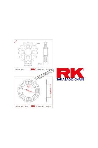 Rk Dişli Seti Honda Cbr 600 Rr 03-06